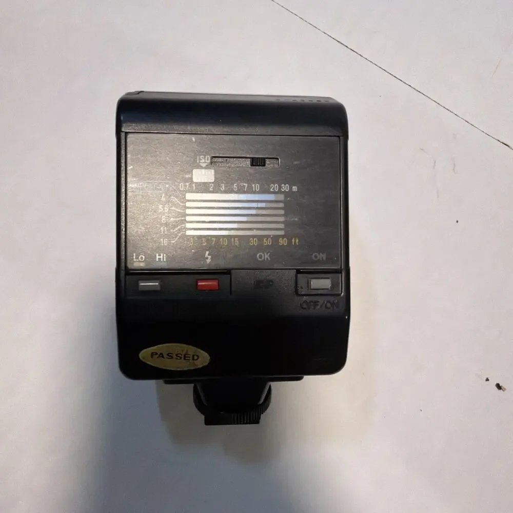 Vintage Minolta Maxxum Flash 2800AF Electronic Flash In Original Case